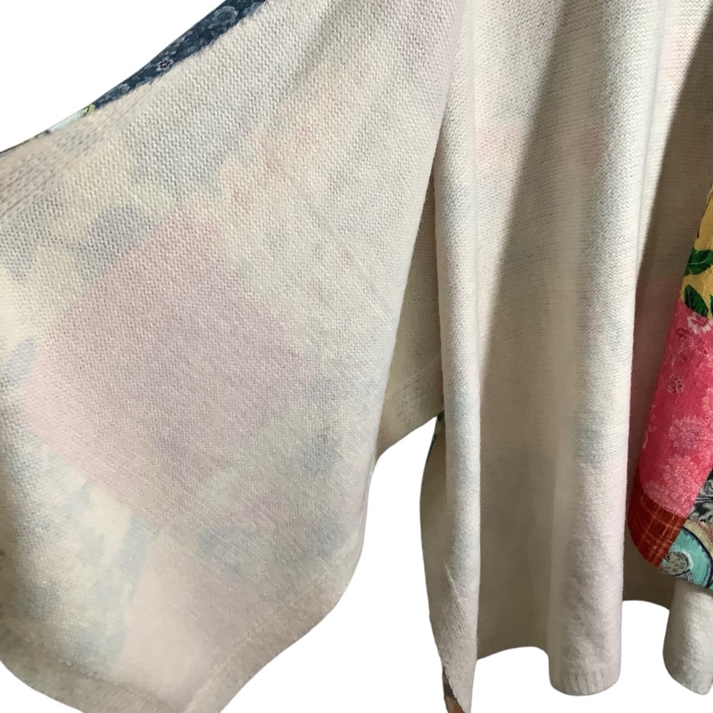 Reversible Patchwork Kimono Cardigan Multicolor - Picture 5 of 11